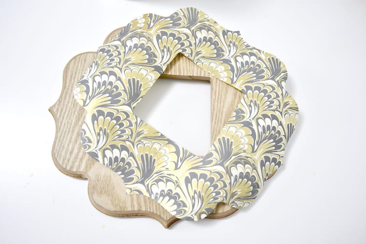 how to decoupage a picture frame