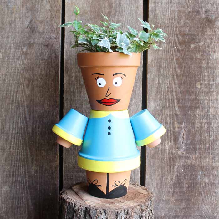 Flower Pot People for the Garden