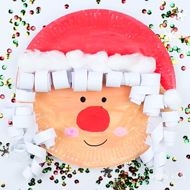 Mrs. Claus Paper Plate Craft