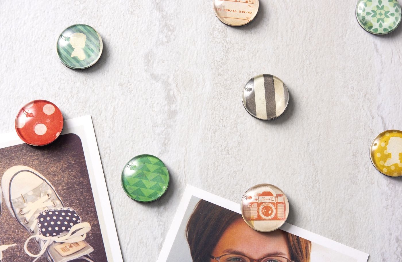 DIY Mod Podge magnets