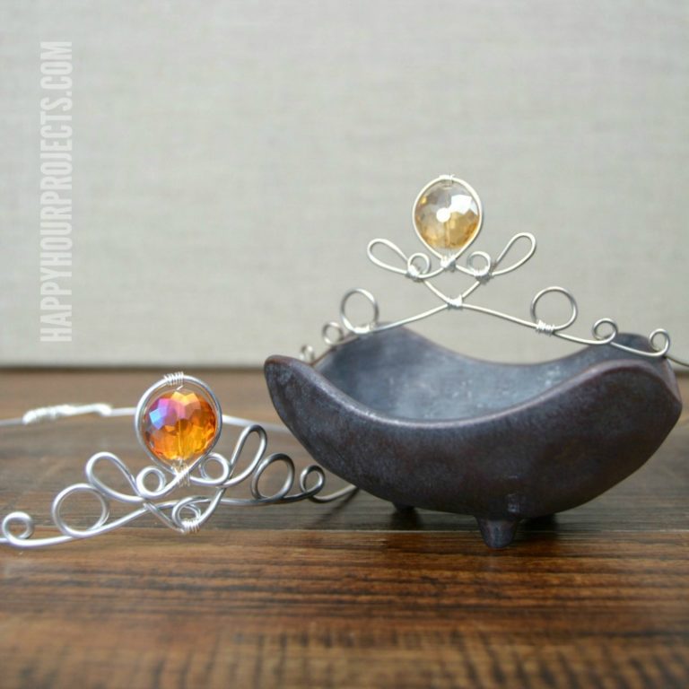 wire wrapped princess tiaras