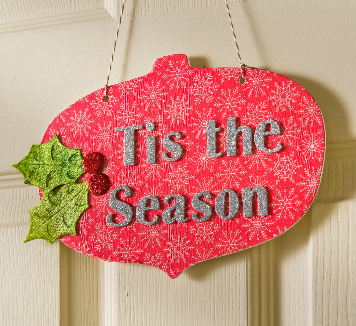 Simple Wood Christmas Ornament Decoration