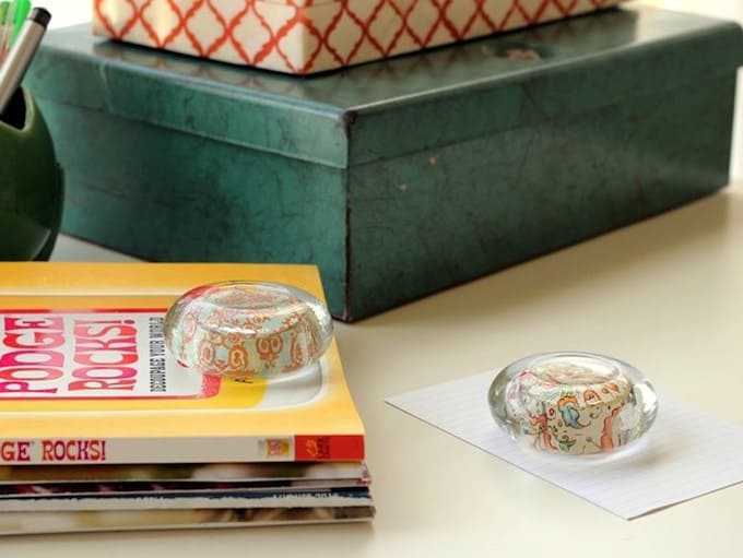 DIY paper weights