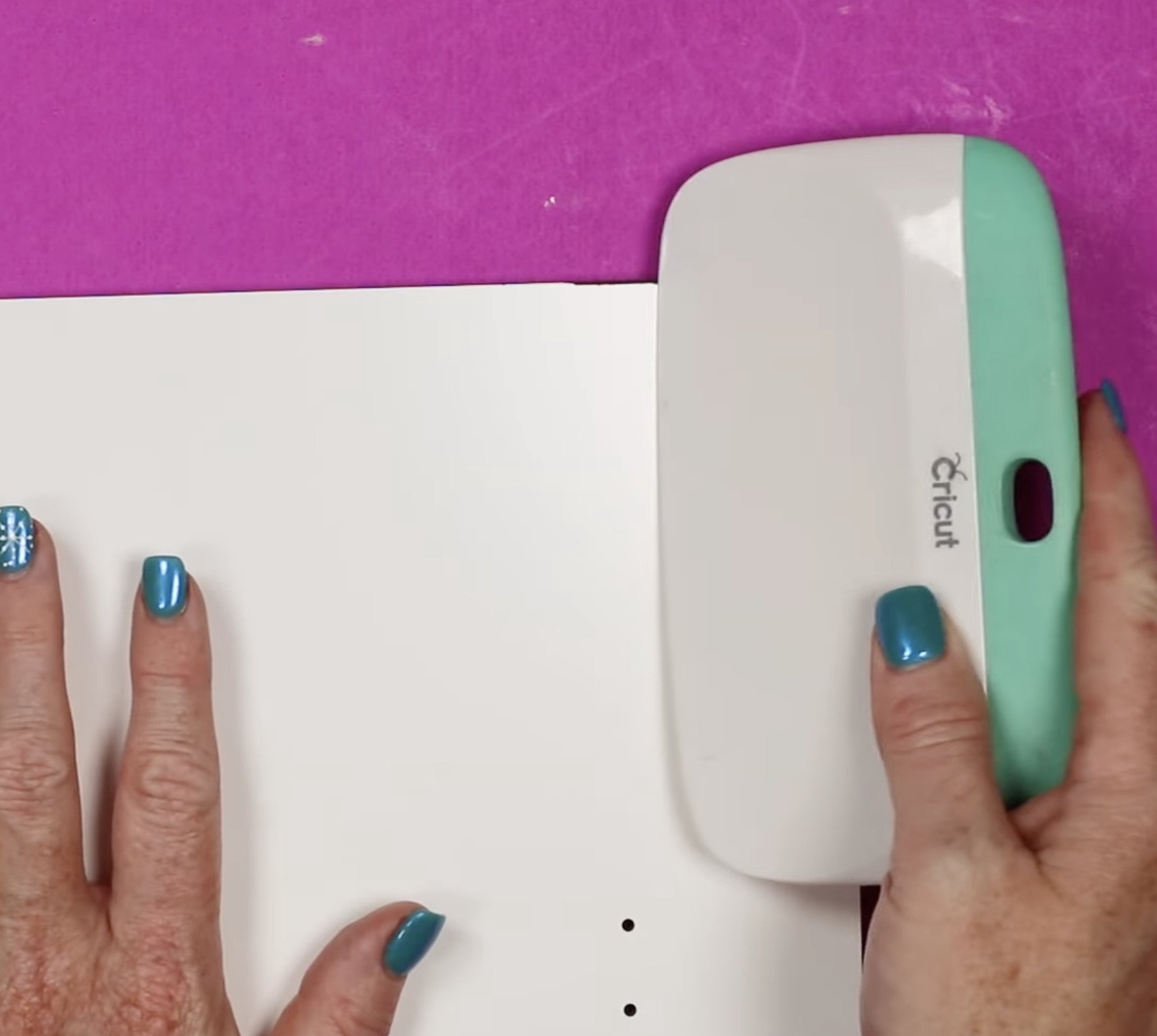 Examine for any signs on the front of the board.