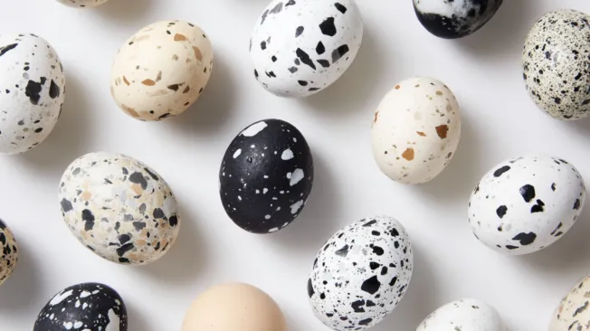 Craft terrazzo eggs: Decorative Easter eggs in a trendy stone style
